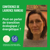Conférence de Laurence Raineau : 