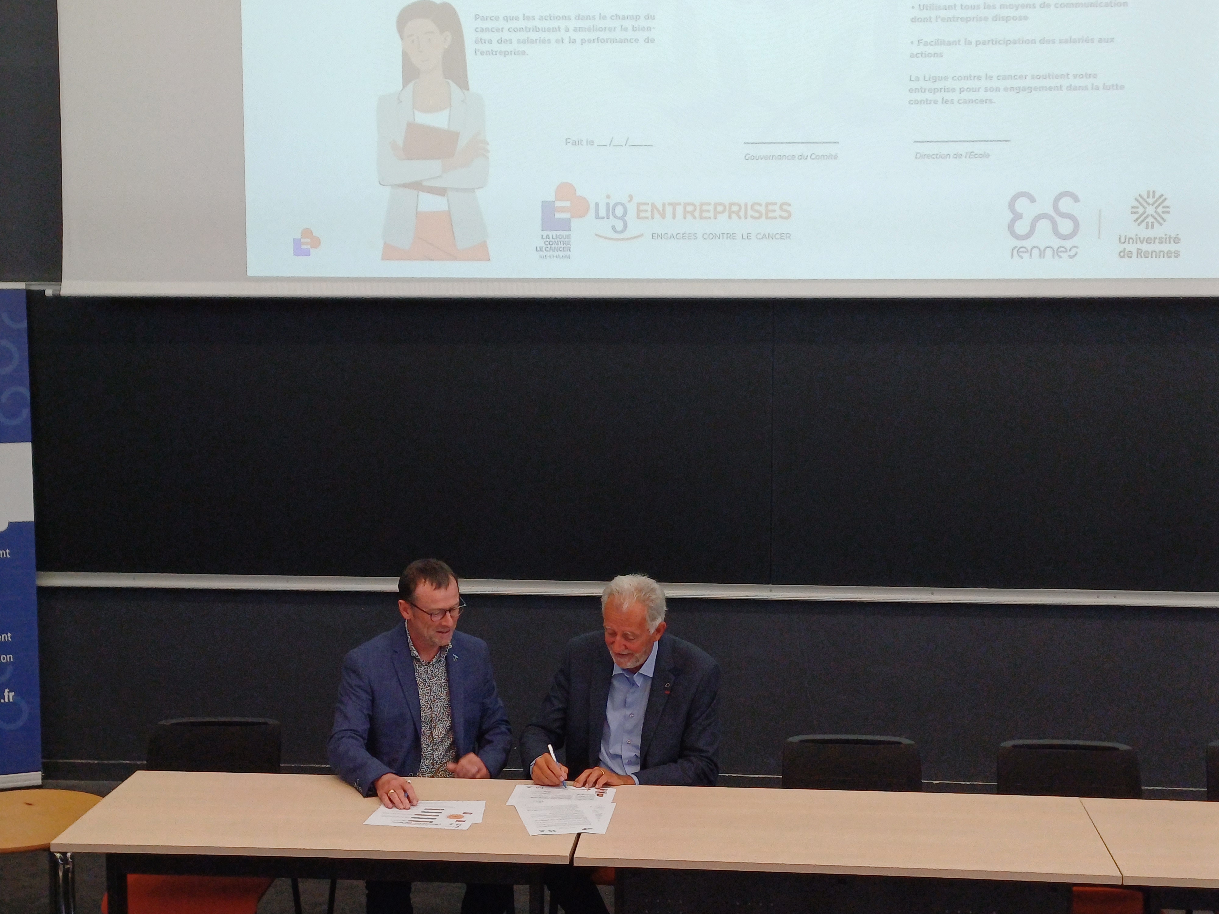 Signature partenariat Ligue contre le cancer