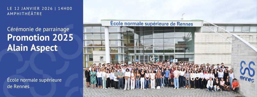 Cérémonie de parrainage Promotion 2025 Alain Aspect